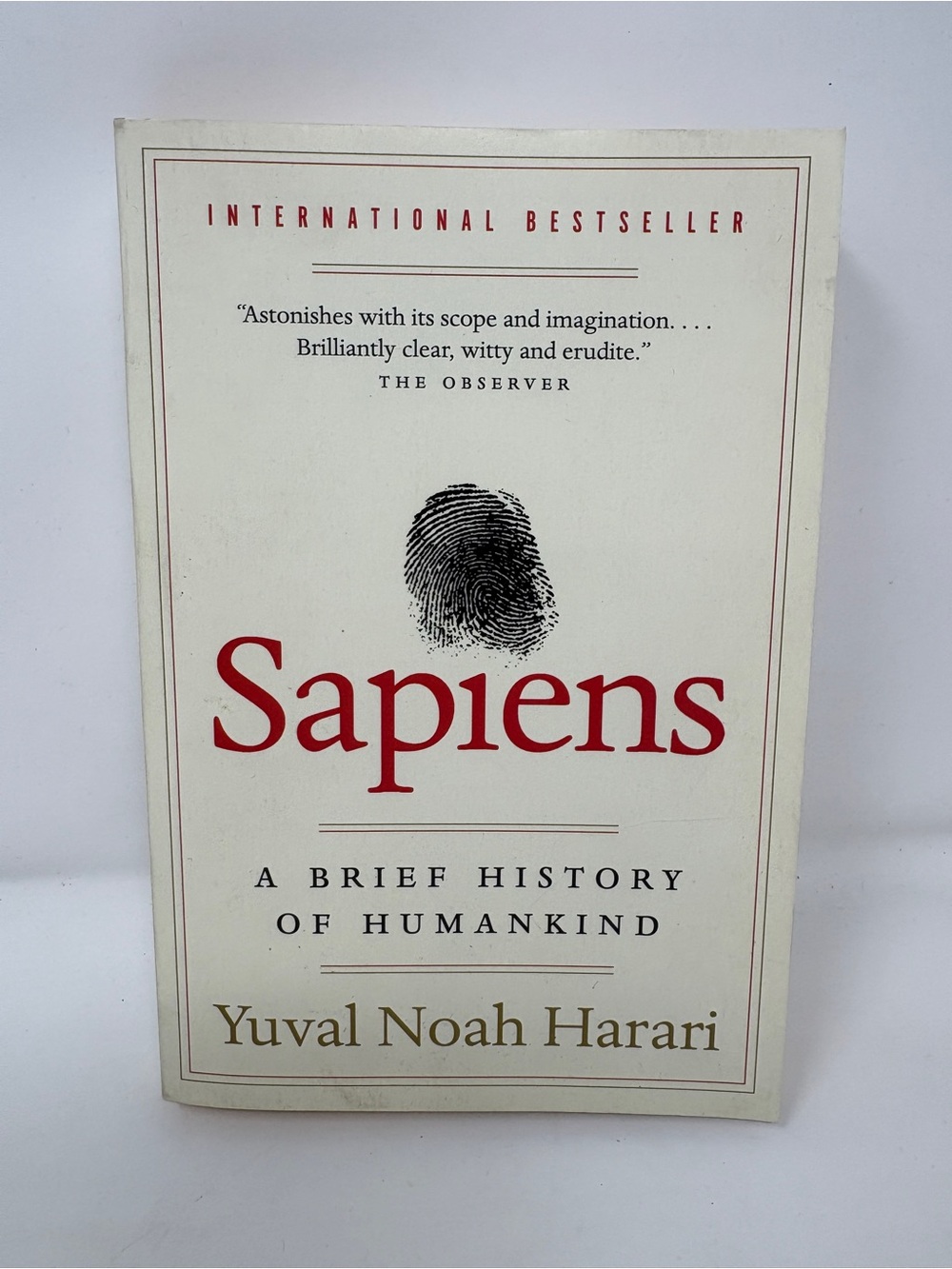Sapiens by — Yuval Noah Harari Hardcover Edition